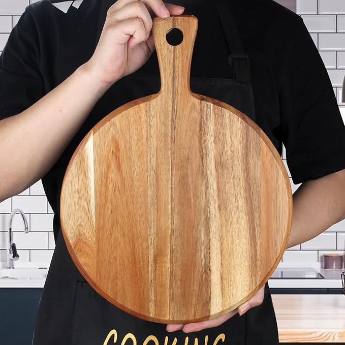 Acacia Wood Cutting Board With Handle suppliers