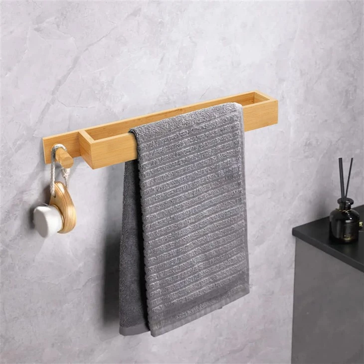 Bamboo Wall Towel Holder best